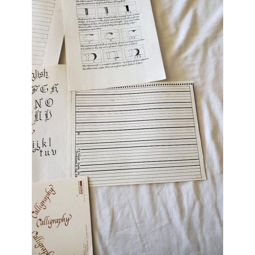 Ken Brown Calligraphy Practice Pad Additional Styles On More Sheets - Picture 7 of 7